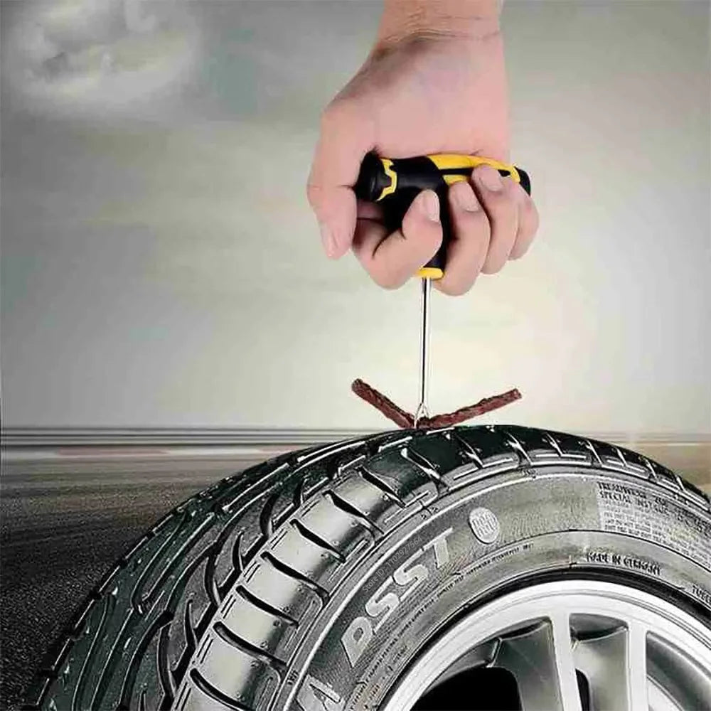RoadGuard™ Emergency Tire Repair Kit – Heavy Duty Tubeless Tire Plug Kit
